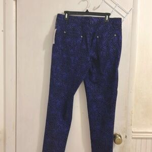 NWT Tanjay Women’s Purple Reigns Print Pants.